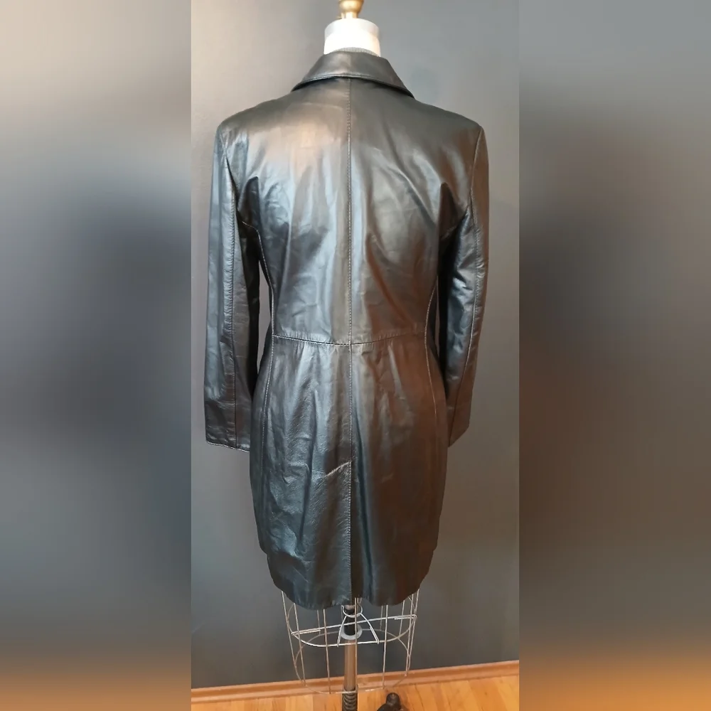 Leather Ranch Coat - Picture 4 of 11